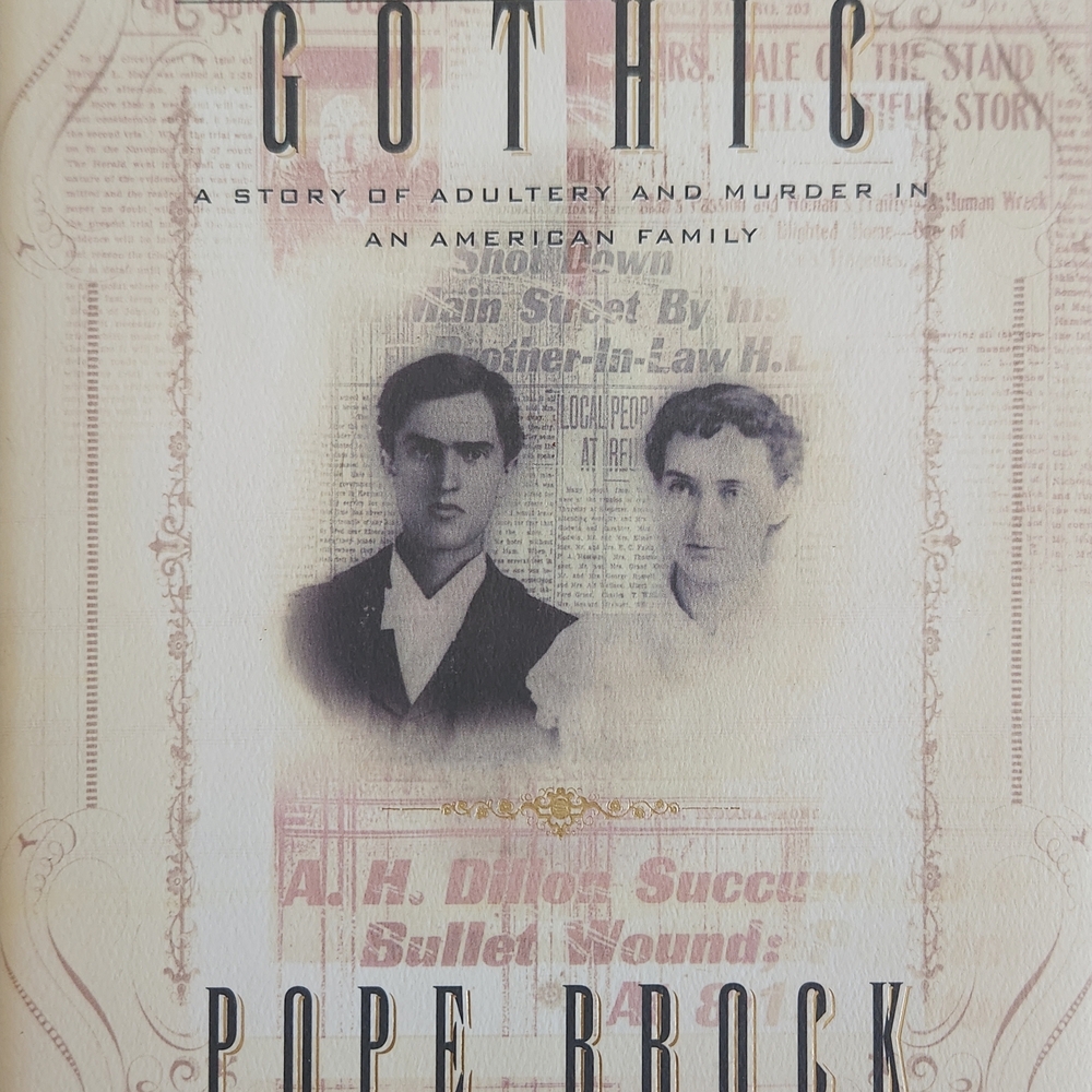Gothic by Poe Brocket – Vintage Style Hardcover Book with Cream & Black Cover